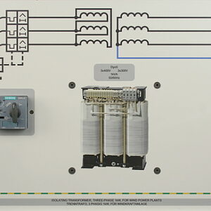 Trenntrafo 3-phasig, 1kW für Windkraftanlage