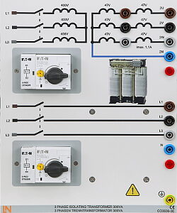 3-Phasen Trenntransformator 300VA
