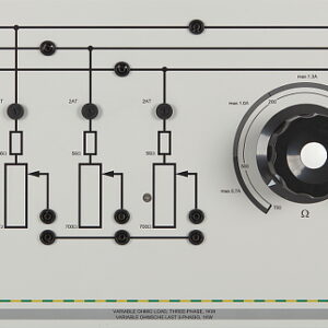 Variable ohmsche Last 3-phasig, 1kW